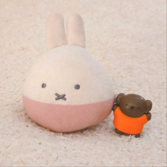 Other - clip Sakura pink Miffy tumbler doll  roly-poly toy plush figure mascot sekiguchi